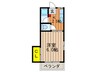 ヒラオカハイツ 1Kの間取り