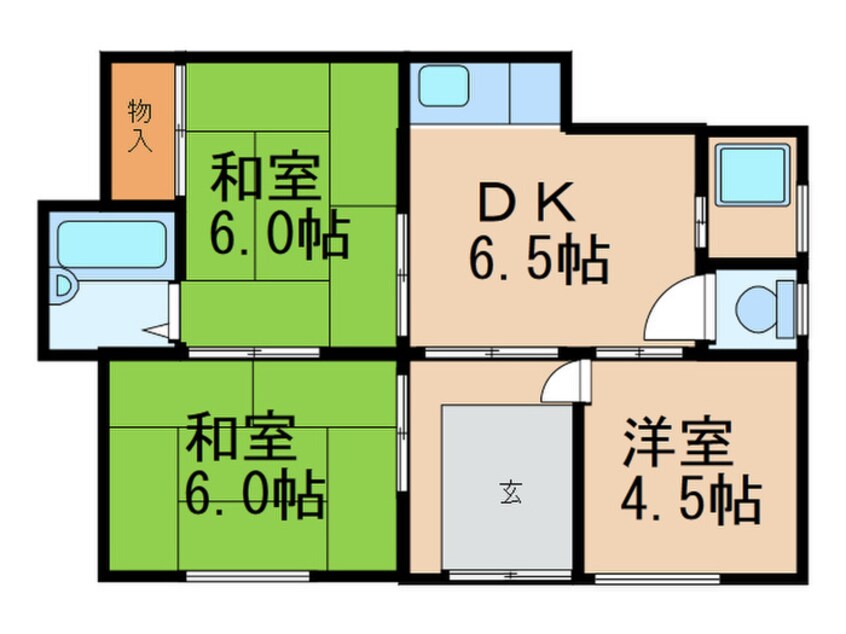 間取図 第２富士屋マンション