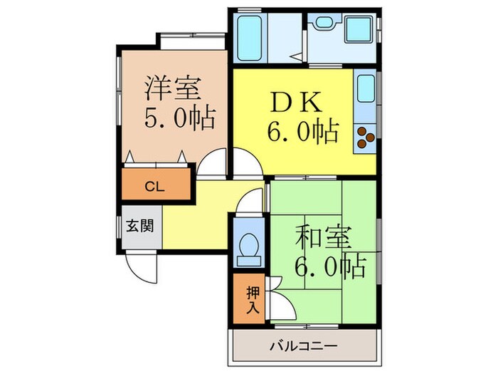 間取り図 田窪マンション