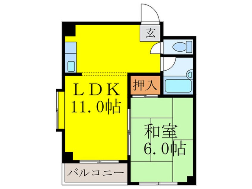 間取図 ピア土江ＰＡＲＴⅡ