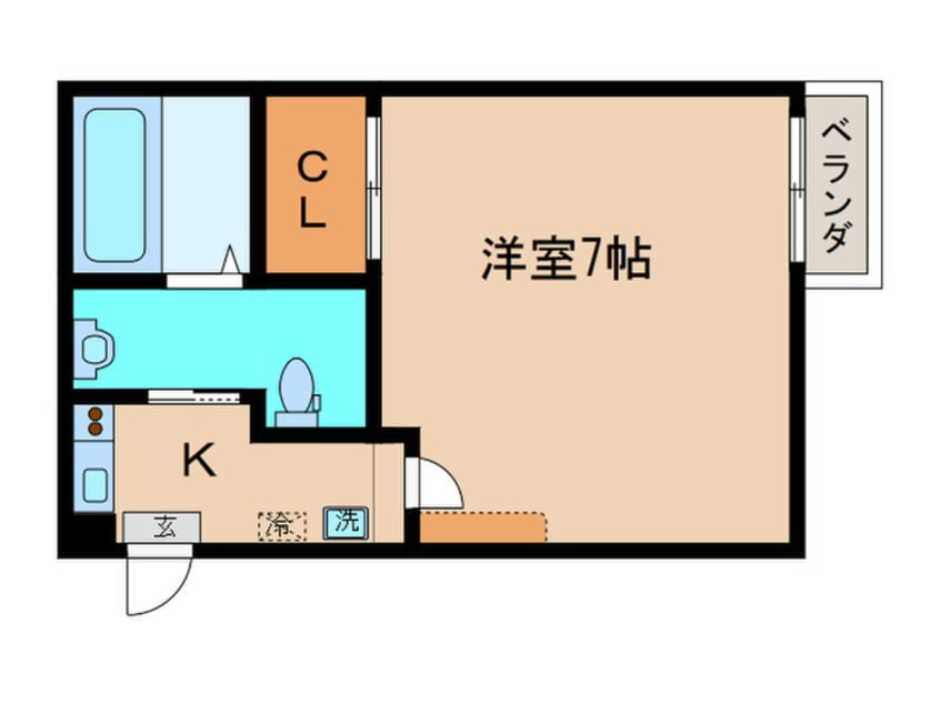 間取図 アークリード本町三十三間堂