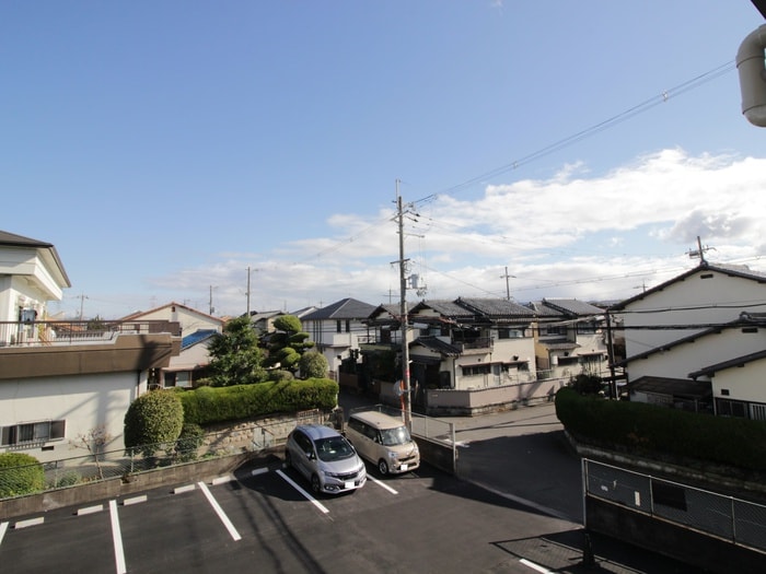 室内からの展望 三栗三熊ハイツ