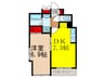 アネ－ビオス 1DKの間取り