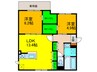 Lien　Fort 2LDKの間取り