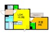 仮）LIAN　FORT 1LDKの間取り