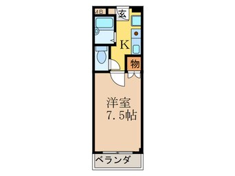 間取図 リバ－サイド南茨木