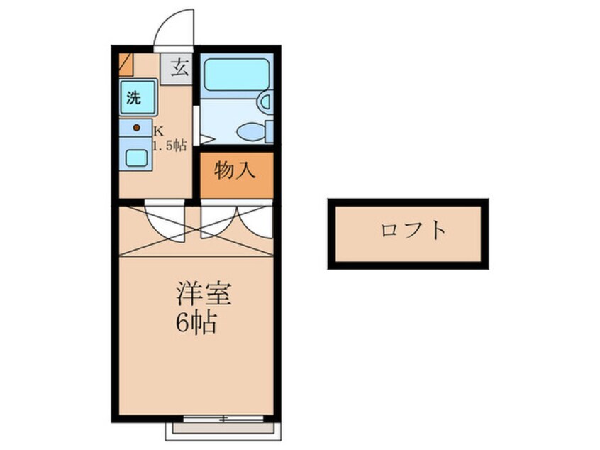 間取図 エンジェルコスモ稲葉荘Ⅱ