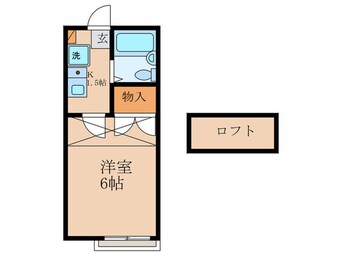 間取図 エンジェルコスモ稲葉荘Ⅱ