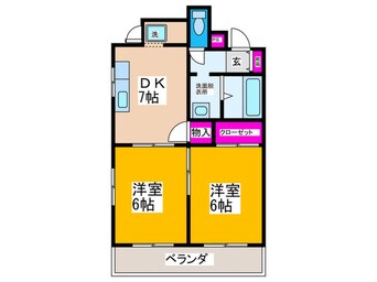 間取図 ロマネ沢ノ町