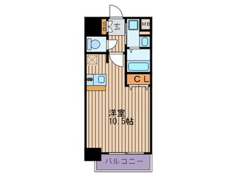 間取図 プレサンス天満橋アンジェ(801)
