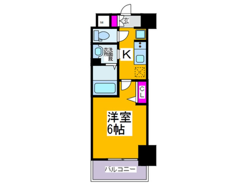 間取図 プレデコート天王寺ＥＡＳＴ