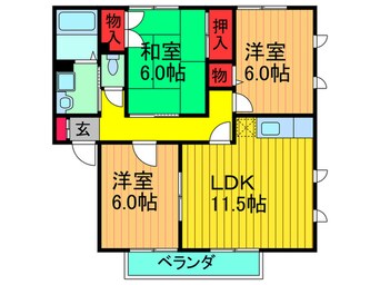 間取図 フォレストフィールド