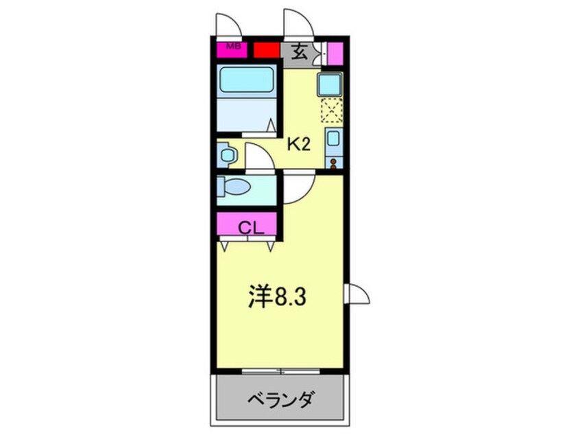 間取図 ブランケネ－ゼ