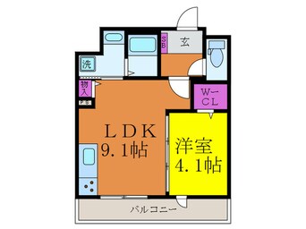 間取図 ブラン　シェトワ