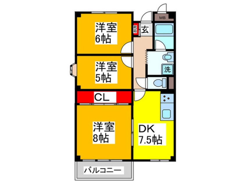 間取図 レジデンス清