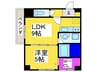 アリビラ鶴橋 1LDKの間取り