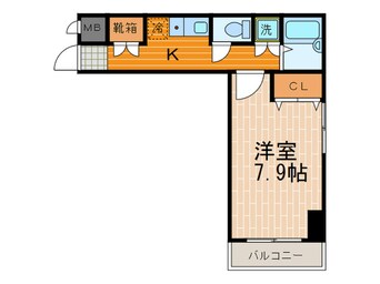 間取図 カーサ神戸下山手(604)