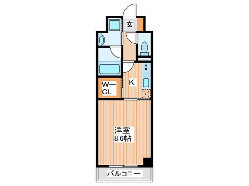 間取図 ジュ－ヌ・カ－