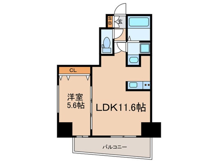 間取り図 SDｸﾞﾗﾝﾂ新神戸ｽﾃｰｼｮﾝﾌﾛﾝﾄ