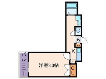 間取図 CASA VERDE高辻