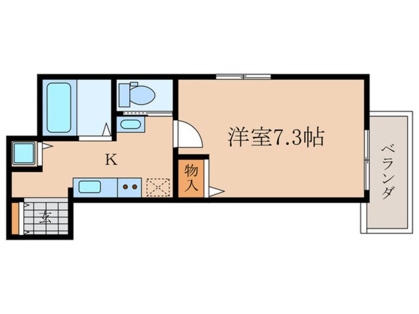 間取図 CASA VERDE高辻