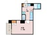 CASA VERDE高辻 1Kの間取り