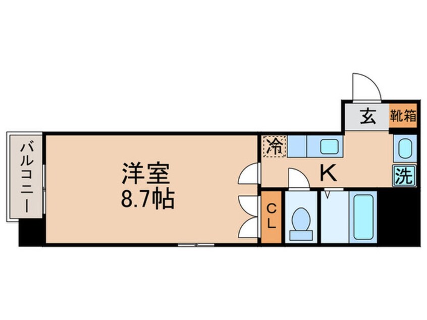 間取図 CASA VERDE高辻