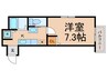 CASA VERDE高辻 1Kの間取り