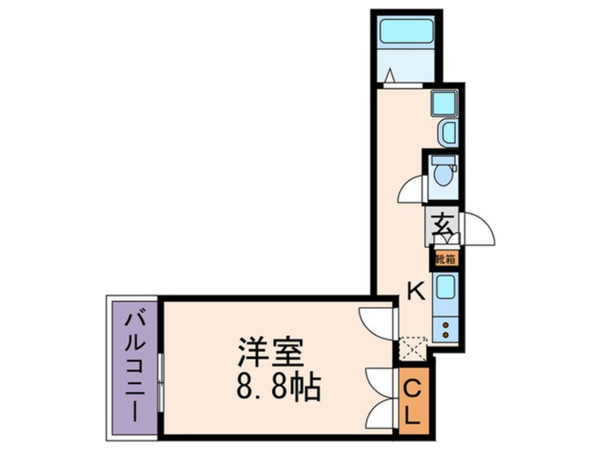 間取図 CASA VERDE高辻