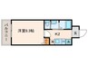 CASA VERDE高辻 1Kの間取り