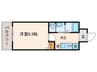 CASA VERDE高辻 1Kの間取り