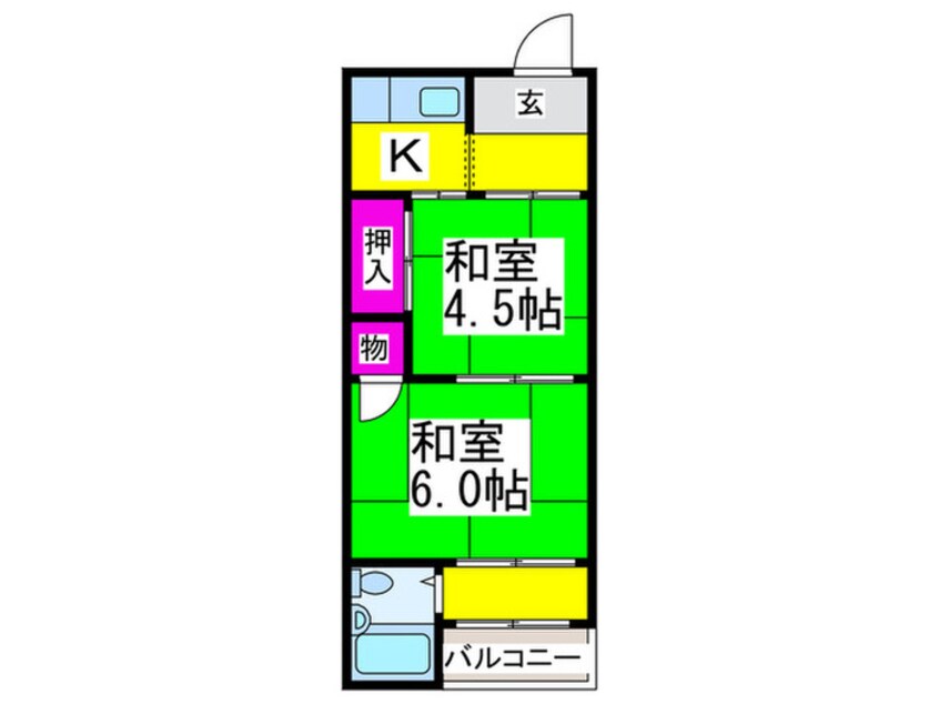 間取図 ニュー松屋マンション