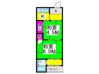 間取図 ニュー松屋マンション