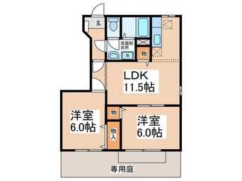 間取図 コ－ポシャルマンＤ棟