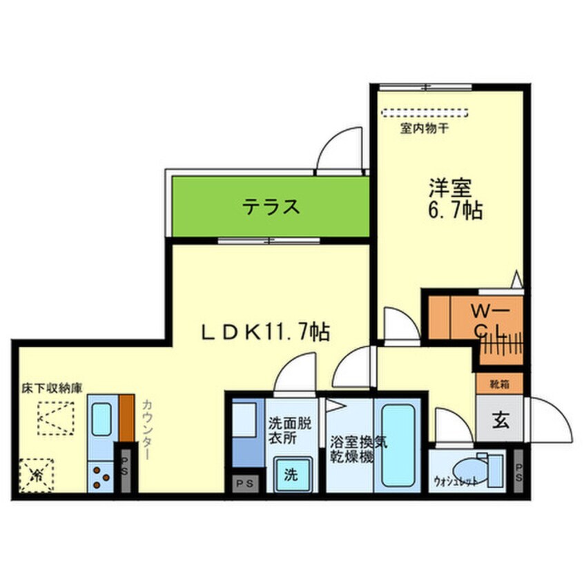 間取図 ＹＫメゾン向陽