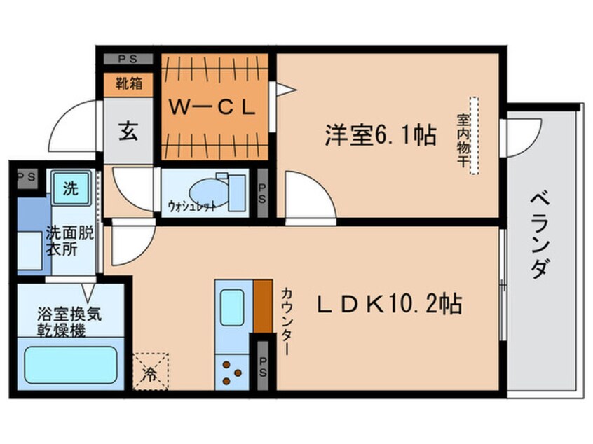 間取図 ＹＫメゾン向陽