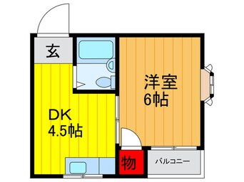 間取図 プチシャトー深田