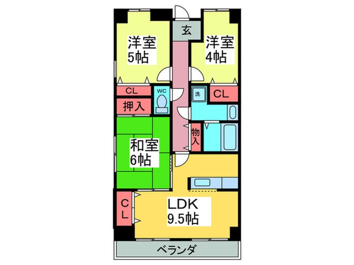間取り図 オーク一番館