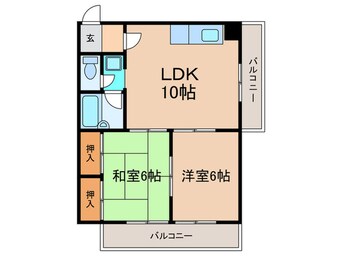 間取図 キャナルコート大正