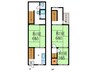 山林様貸家 3Kの間取り