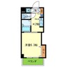 マンション丸旺 1Kの間取り