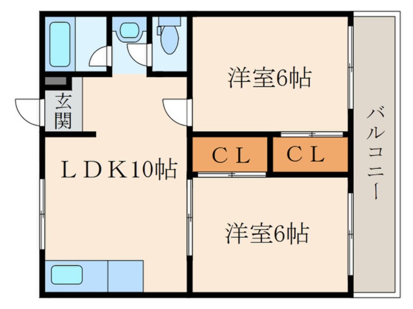 間取図 グランツ武庫川