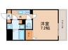 Ａｌｐｈａ鴨川(106) 1Kの間取り