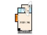 クレ－ル１１ 1Kの間取り