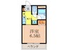 パインハウス 1Kの間取り
