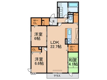 間取図 クラシスト東中本