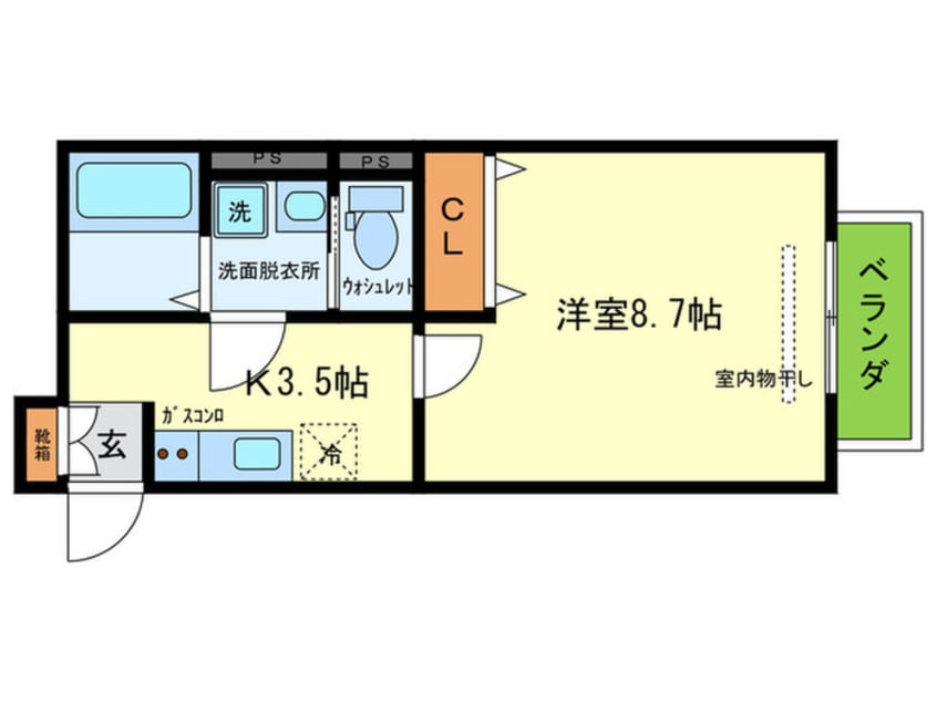 間取図 三洋北町ハイツ