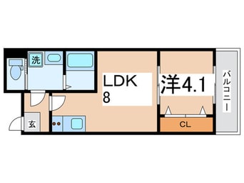 間取図 H-Maison大蓮南Ⅰ