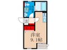 La maison de Rita 1Rの間取り