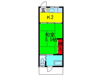 間取図 月出ハイツ